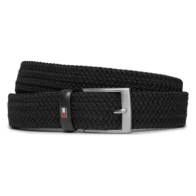 Pánský pásek Tommy Hilfiger New Adan Belt 3.5Cm AM0AM02801 Černá