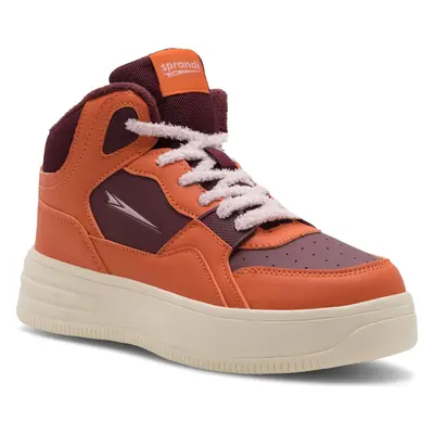 Sneakersy Sprandi BEAT MID WP40-22755CS Oranžová