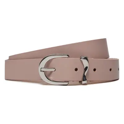 Dámský pásek Calvin Klein Round Organic Loop Belt 2.5 K60K611930 Růžová