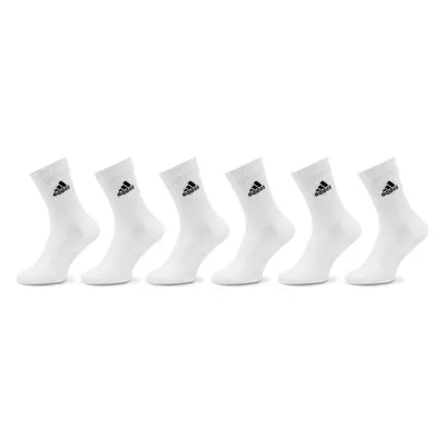 Klasické ponožky Unisex adidas Cushioned Sportswear Crew Socks 6 Pairs HT3453 Bílá