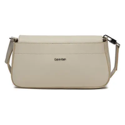 Kabelka Calvin Klein Business Shoulder Bag_Saffiano K60K611680 Écru