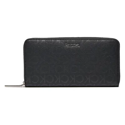 Velká dámská peněženka Calvin Klein Ck Must Lg Z/A Wallet_Epi Mono K60K611938 Černá