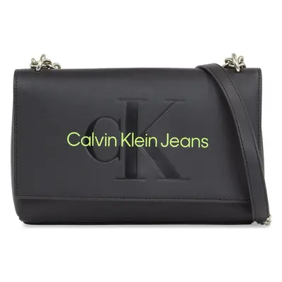 Kabelka Calvin Klein Jeans Sculpted Ew Flap Conv25 Mono K60K611866 Černá