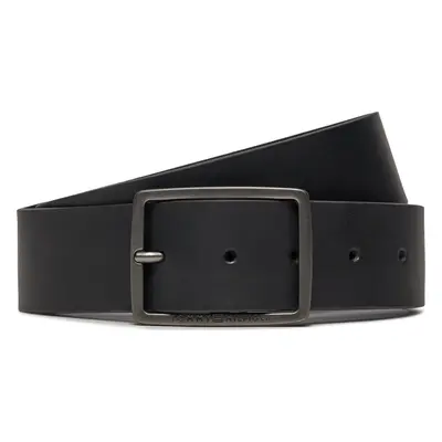 Pánský pásek Tommy Hilfiger Jeans Buckle 4.0 Texture AM0AM12177 Černá