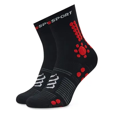 Klasické ponožky Unisex Compressport Pro Racing V4.0 Trail U XU00048B Černá