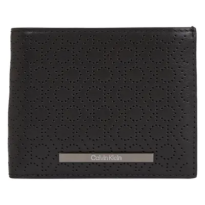 Velká pánská peněženka Calvin Klein Modern Bar Bifold 5Cc W/Coin K50K511835 Černá