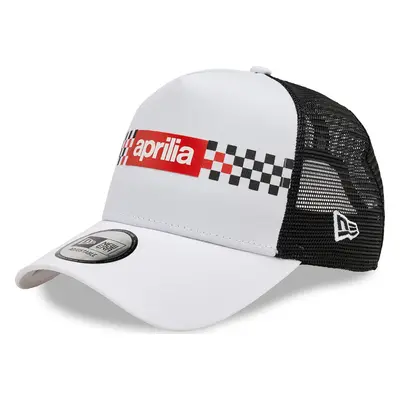 Kšiltovka New Era Checker Print Trucker Aprilia 60435563 Bílá