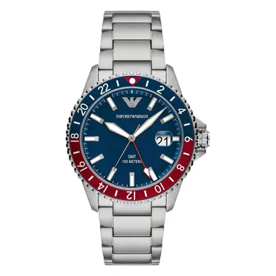 Hodinky Emporio Armani Diver AR11590 Stříbrná