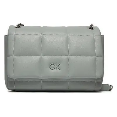 Kabelka Calvin Klein Square Quilt Conv Shoulder Bag K60K612332 Šedá