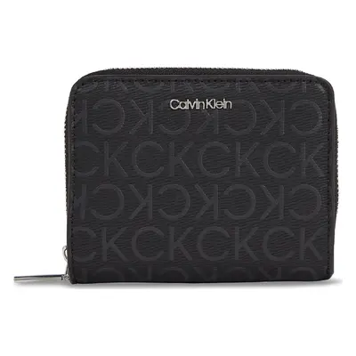 Malá dámská peněženka Calvin Klein Ck Must Md Z/A Wallet_Epi Mono K60K611932 Černá