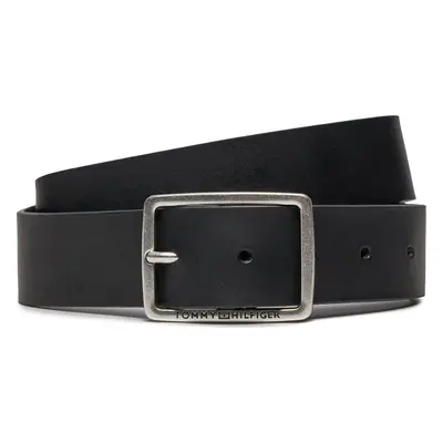 Pánský pásek Tommy Hilfiger Jeans Buckle 3.5 AM0AM12176 Černá