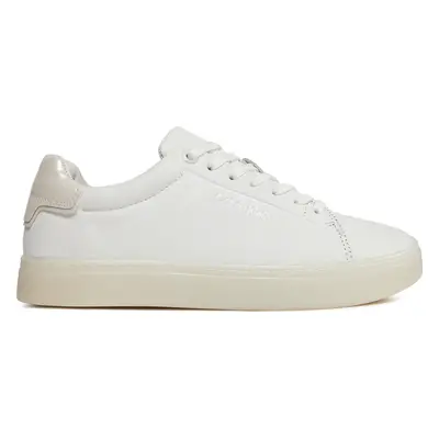 Sneakersy Calvin Klein Cupsole Lace Up Pearl HW0HW01897 Bílá