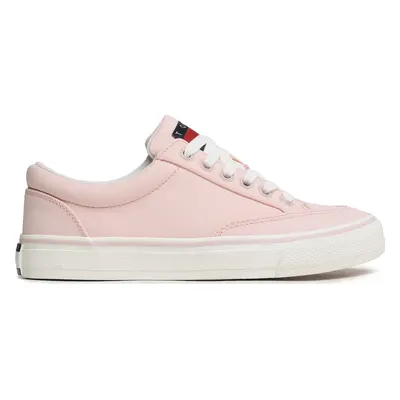 Tenisky Tommy Jeans Lace Up Nylon EN0EN02157 Růžová