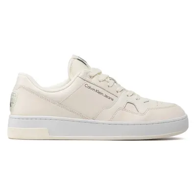 Sneakersy Calvin Klein Jeans Basket Cupsole Lacup Low YM0YM00497 Béžová