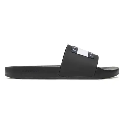 Nazouváky Tommy Jeans Pool Slide Ess EM0EM01191 Černá