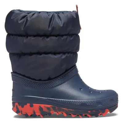 Sněhule Crocs Crocs Classic Neo Puff Boot T 207683 Tmavomodrá