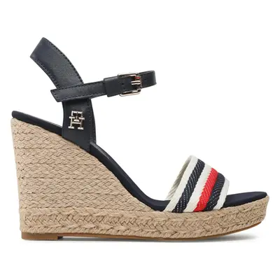 Espadrilky Tommy Hilfiger Corporate Wedge FW0FW07086 Barevná