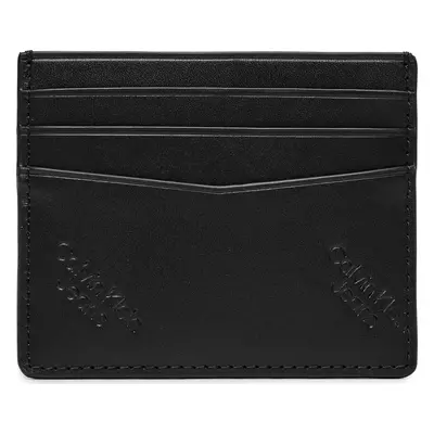 Pouzdro na kreditní karty Calvin Klein Jeans Logo Print Cardcase 6Cc K50K511817 Černá