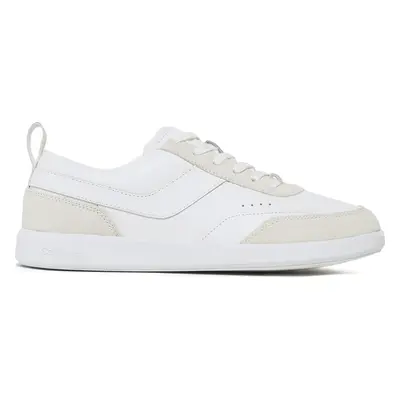 Sneakersy Calvin Klein Low Top Lace Up Lth Mix HM0HM00851 Bílá