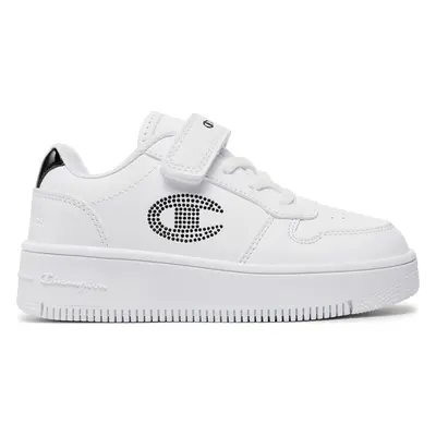 Sneakersy Champion Rebound Platform Glitter G Ps Low Cut Shoe S32830-CHA-WW009 Bílá