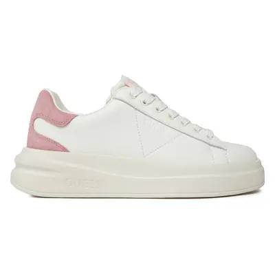 Sneakersy Guess Elbina FLJELB LEA12 Bílá