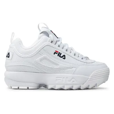 Sneakersy Fila Disruptor Kids 1010567.1FG Bílá