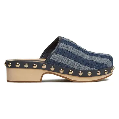 Dřeváky Tommy Hilfiger Denim Contrast Clog FW0FW07410 Tmavomodrá