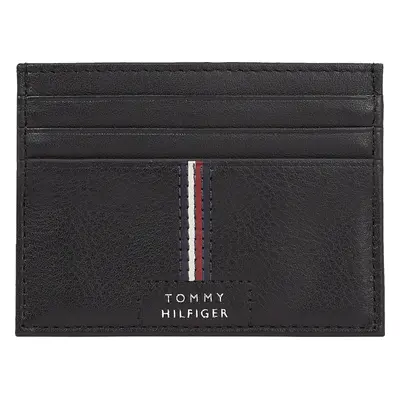 Pouzdro na kreditní karty Tommy Hilfiger Th Premium Leather Cc Holder AM0AM12186 Černá