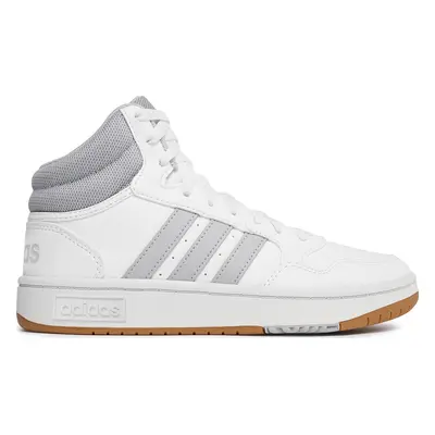 Sneakersy adidas Hoops 3.0 Mid Lifestyle Basketball Classic Vintage Shoes IG5568 Bílá