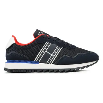 Sneakersy Tommy Jeans Tjm Retro Runner EM0EM01223 Tmavomodrá