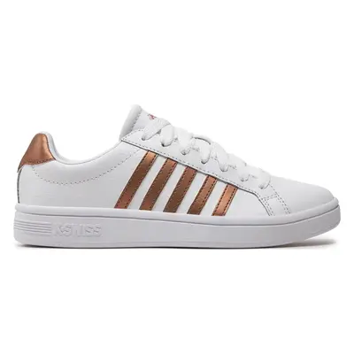 Sneakersy K-Swiss Court Tiebreak 97011-194-M Bílá