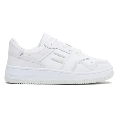 Sneakersy Tommy Jeans Basket Cupsole EM0EM01194 Bílá