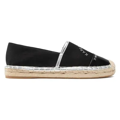 Espadrilky KARL LAGERFELD KL80108A Černá