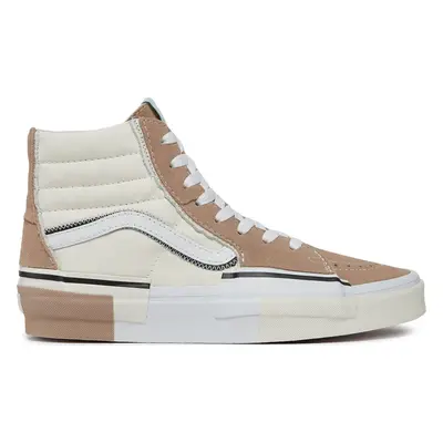 Sneakersy Vans Ua Sk8-Hi Reconstruct VN0005UKP2T1 Écru