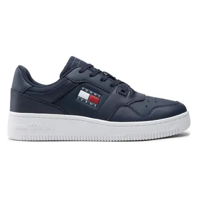 Sneakersy Tommy Jeans Retro Basket EM0EM00955 Tmavomodrá