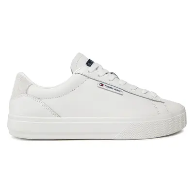 Sneakersy Tommy Jeans Tjw Cupsole Sneaker Ess EN0EN02508 Bílá