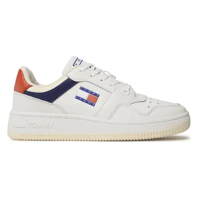 Sneakersy Tommy Jeans Basket Premium EM0EM01216 Bílá