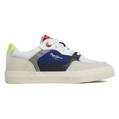 Sneakersy Pepe Jeans Kenton Master Combi B PBS30548 Bílá