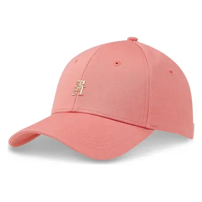 Kšiltovka Tommy Hilfiger Essential Chic Cap AW0AW15772 Růžová