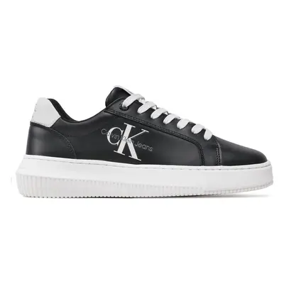 Sneakersy Calvin Klein Jeans Chunky Cupsole Laceup Mon Lth Wn YW0YW00823 Černá