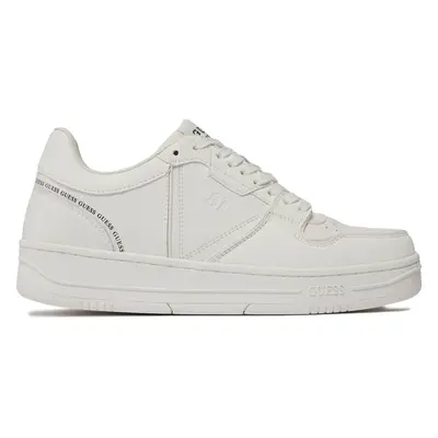 Sneakersy Guess Ancona Low FMPANC LAC12 Bílá