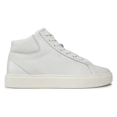 Sneakersy Calvin Klein High Top Lace Up Archive Stripe HM0HM01291 Bílá