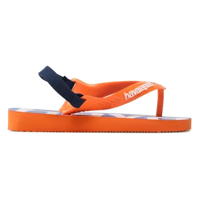 Sandály Havaianas Baby Logomania 41457959797 Oranžová