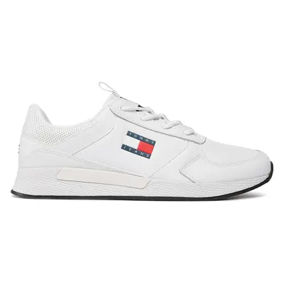 Sneakersy Tommy Jeans Tommy Jeans Flexi Runner EM0EM01409 Bílá