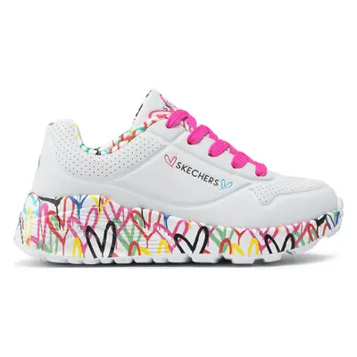 Sneakersy Skechers Lovely Luv 314976L/WMLT Bílá