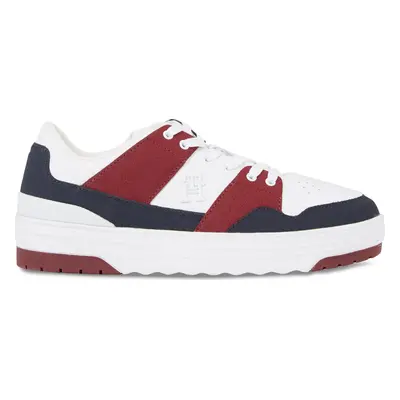 Sneakersy Tommy Hilfiger Th Lo Basket Sneaker FW0FW07309 Modrá