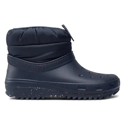 Polokozačky Crocs Classic Neo Puff Shorty Boot W 207311 Tmavomodrá