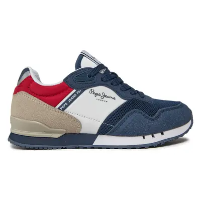 Sneakersy Pepe Jeans London Urban B PBS40002 Tmavomodrá