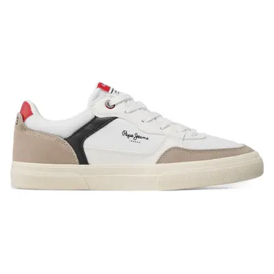 Sneakersy Pepe Jeans Kenton Master Mesh PMS30905 Bílá