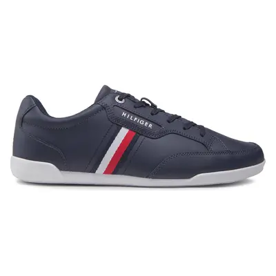 Sneakersy Tommy Hilfiger Classic Lo Cupsole Leather FM0FM04277 Tmavomodrá